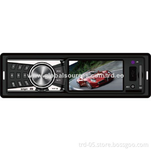 1-Din Car Video MP5 Player, with 3'' TFT Display, 4*50W, USB/SD